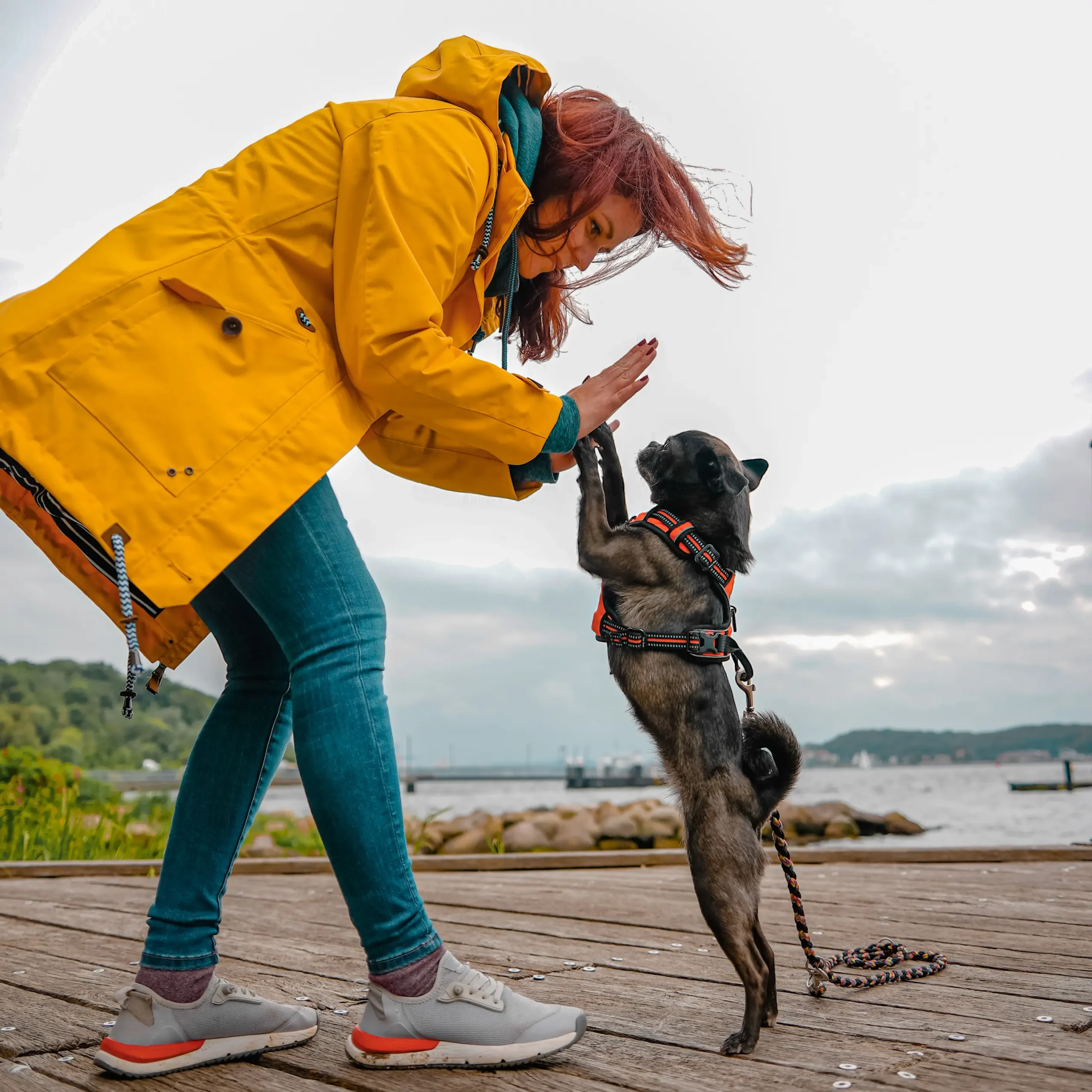 Janine und Shae der Mops