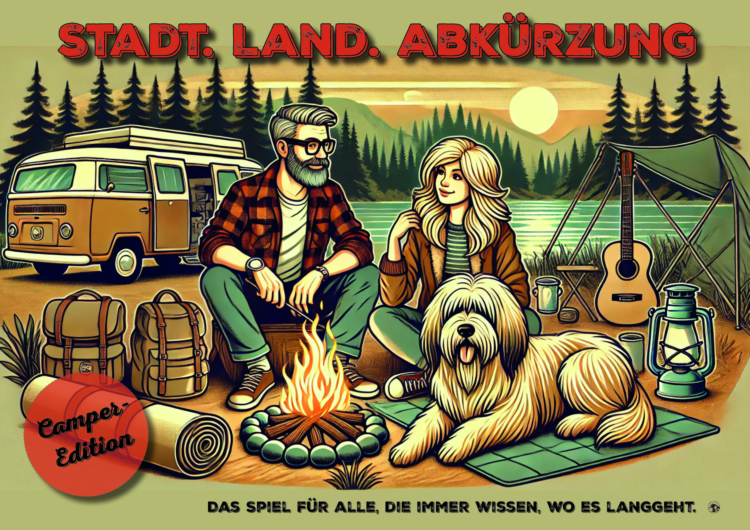 Camperspiel - Stadt. Land. Abkürzung