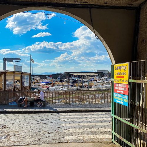 Einfahrt Campingplatz San Antonio